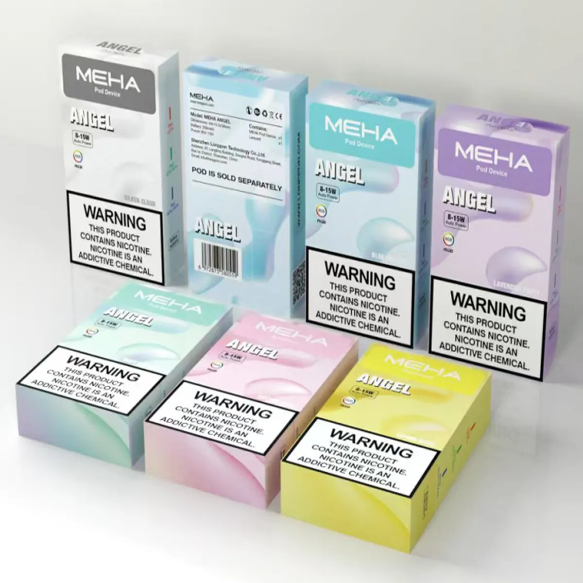 MEHA魅嗨五代方形主機 充電式換彈迷你方形霧化煙桿#限時特惠#:圖片 8