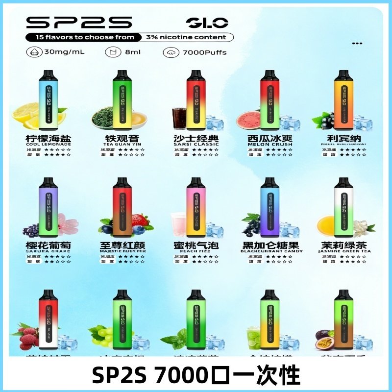 SP2S一次性7000口大容量拋棄式電子菸#正品保證#